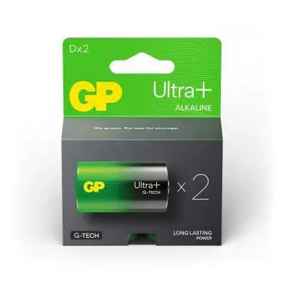 D Mono battery GP Alkaline Ultra Plus 1.5V 2 pcs.