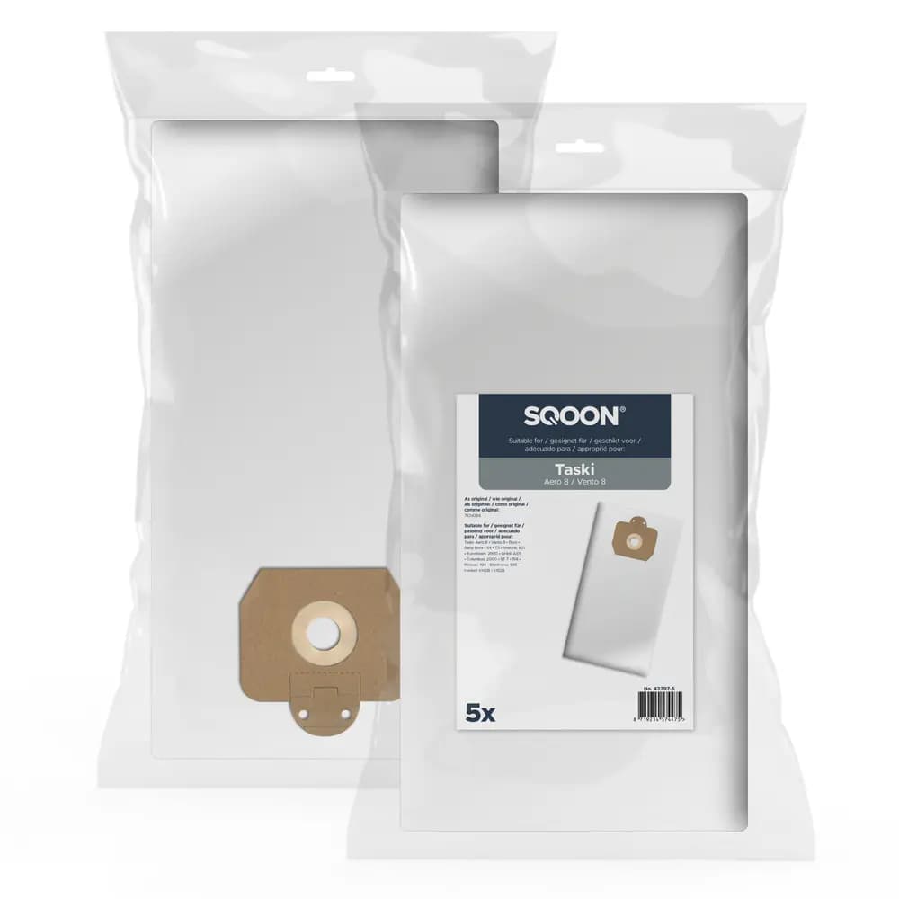 SQOON Staubsaugerbeutel passend für Taski Aero - Vento 8 Serie