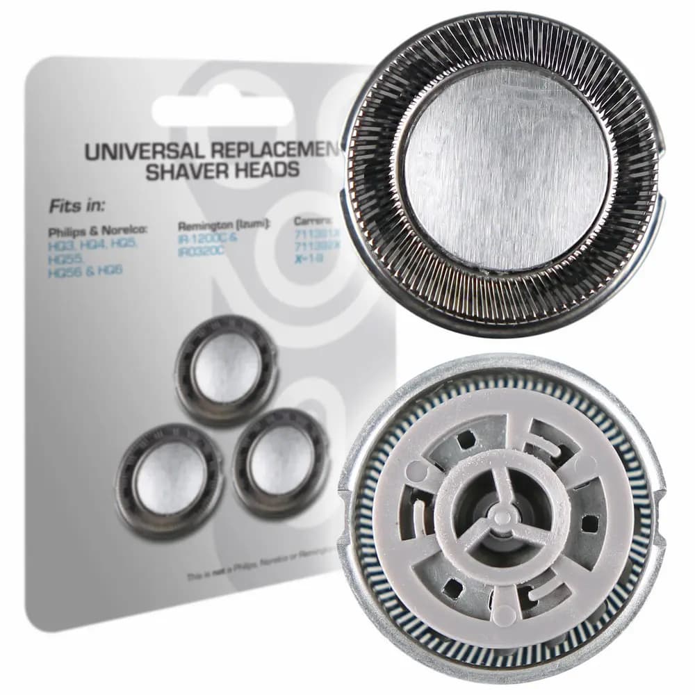 Universal Shaver Head Set HQ3, HQ4, HQ5, HQ55, HQ56, HQ6