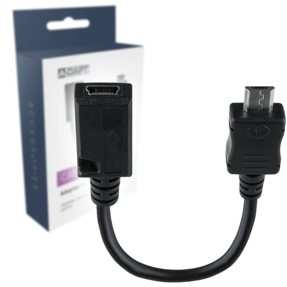 Adapter cable Mini - Micro USB black