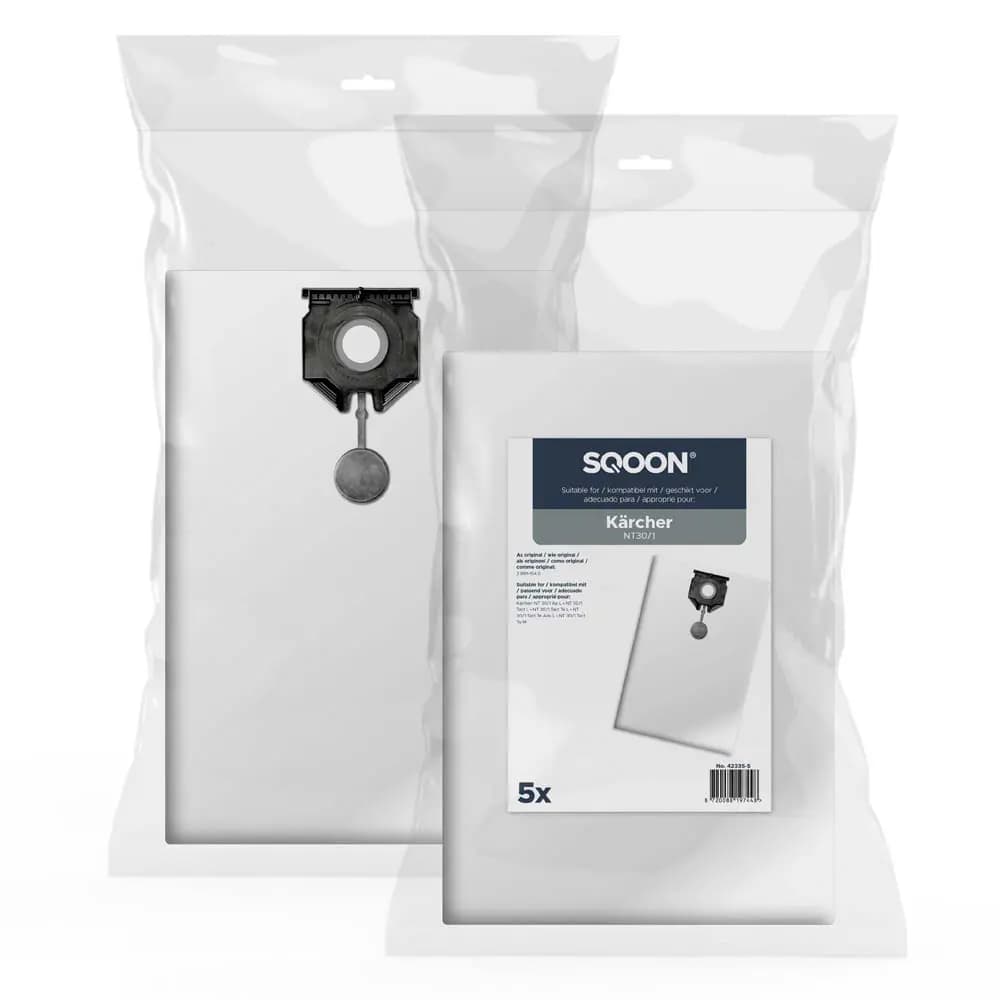SQOON Vacuum cleaner bags suitable for Kärcher NT30/1 Series