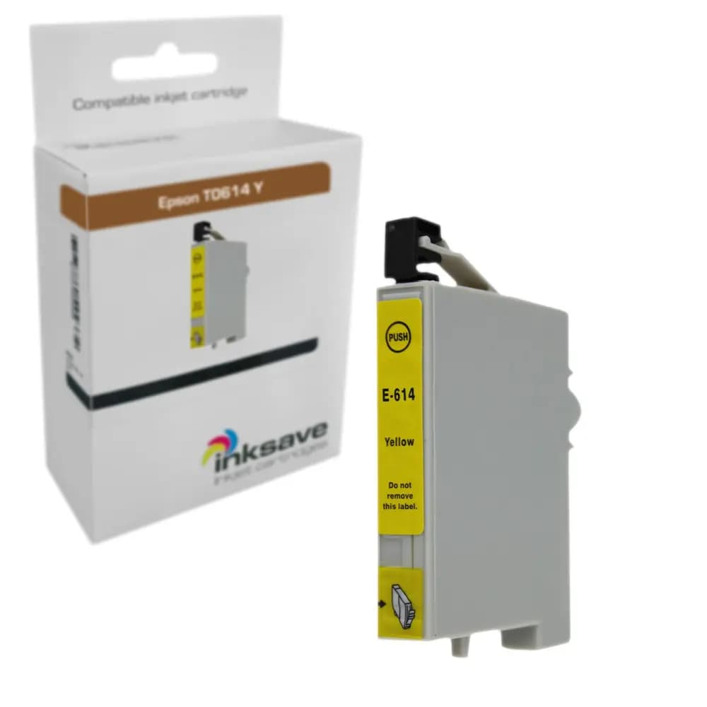 Inksave replacement for Epson T0614 Y