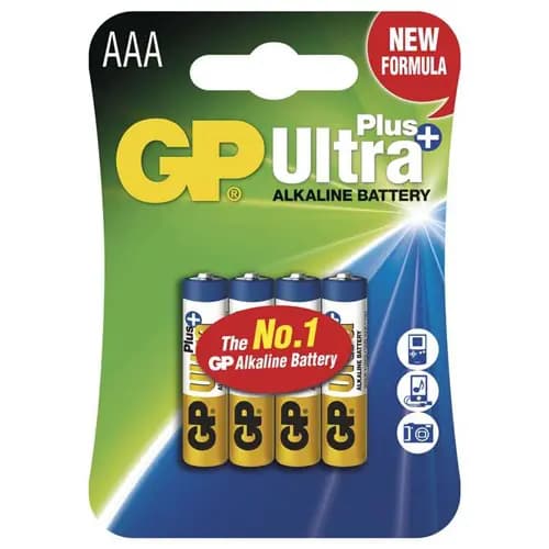 AAA battery GP Alkaline Ultra Plus 1.5V (4pcs)