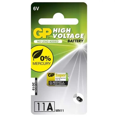 11A GP Alkaline round cell high voltage 6V (1pc)e