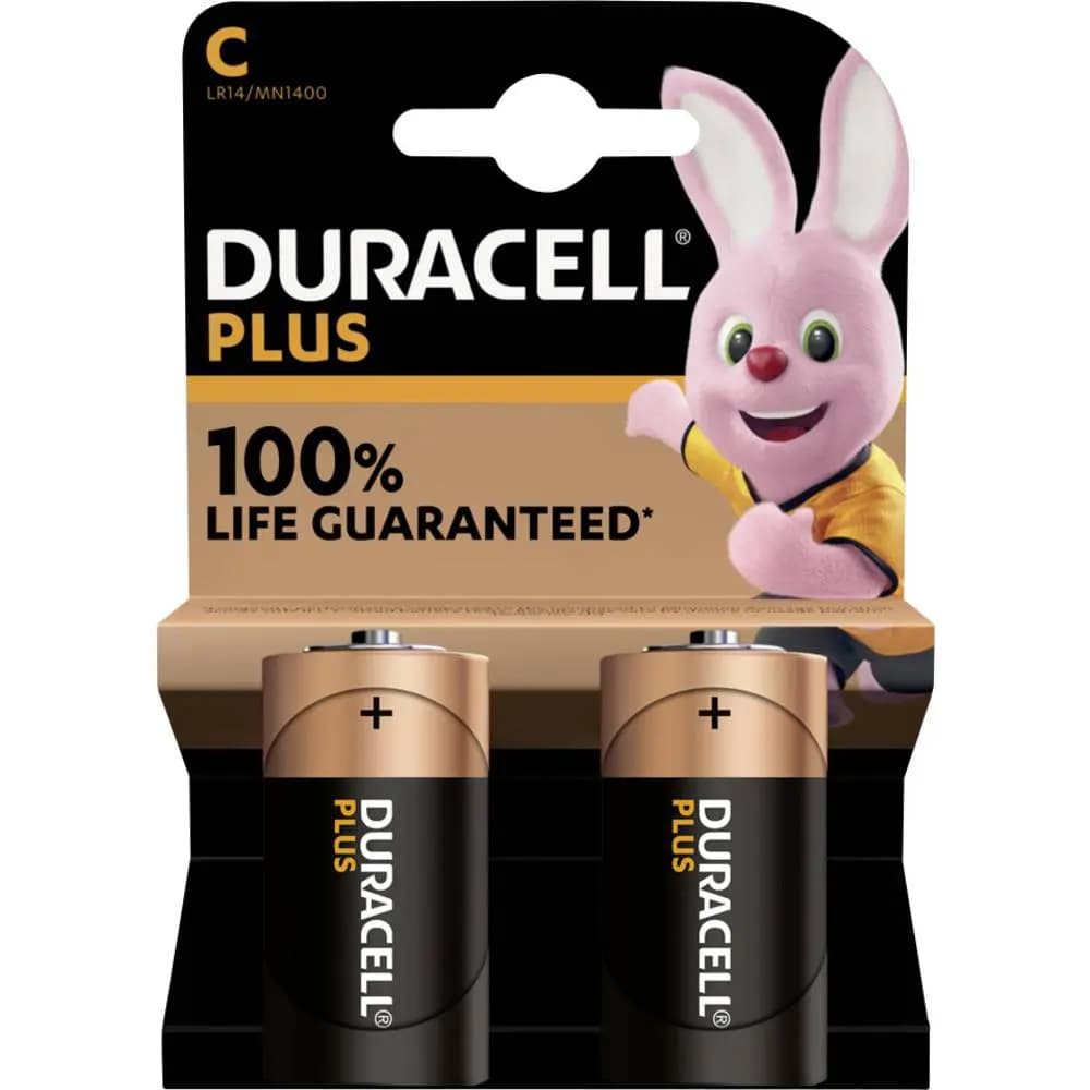 Duracell Plus Alkaline 100 (2pcs)