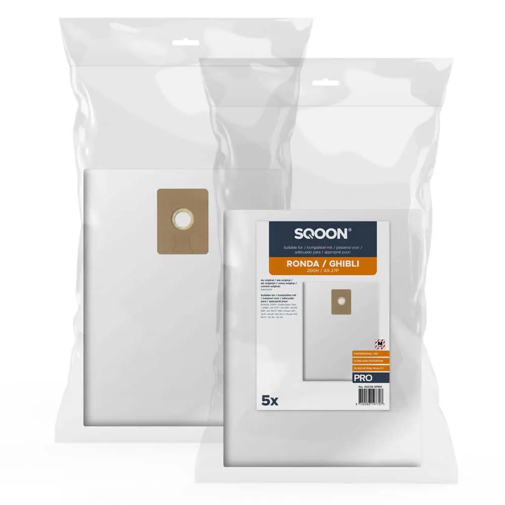 SQOON Vacuum cleaner bags suitable for Ronda 200H